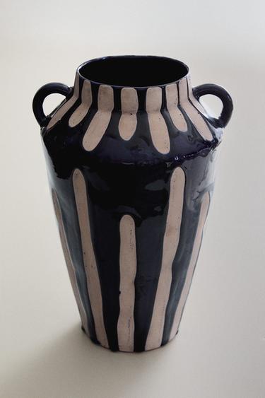 VASE DÉCORATIF HAUT EN CÉRAMIQUE - MIDNIGHT BLUE de Zara - Image 4