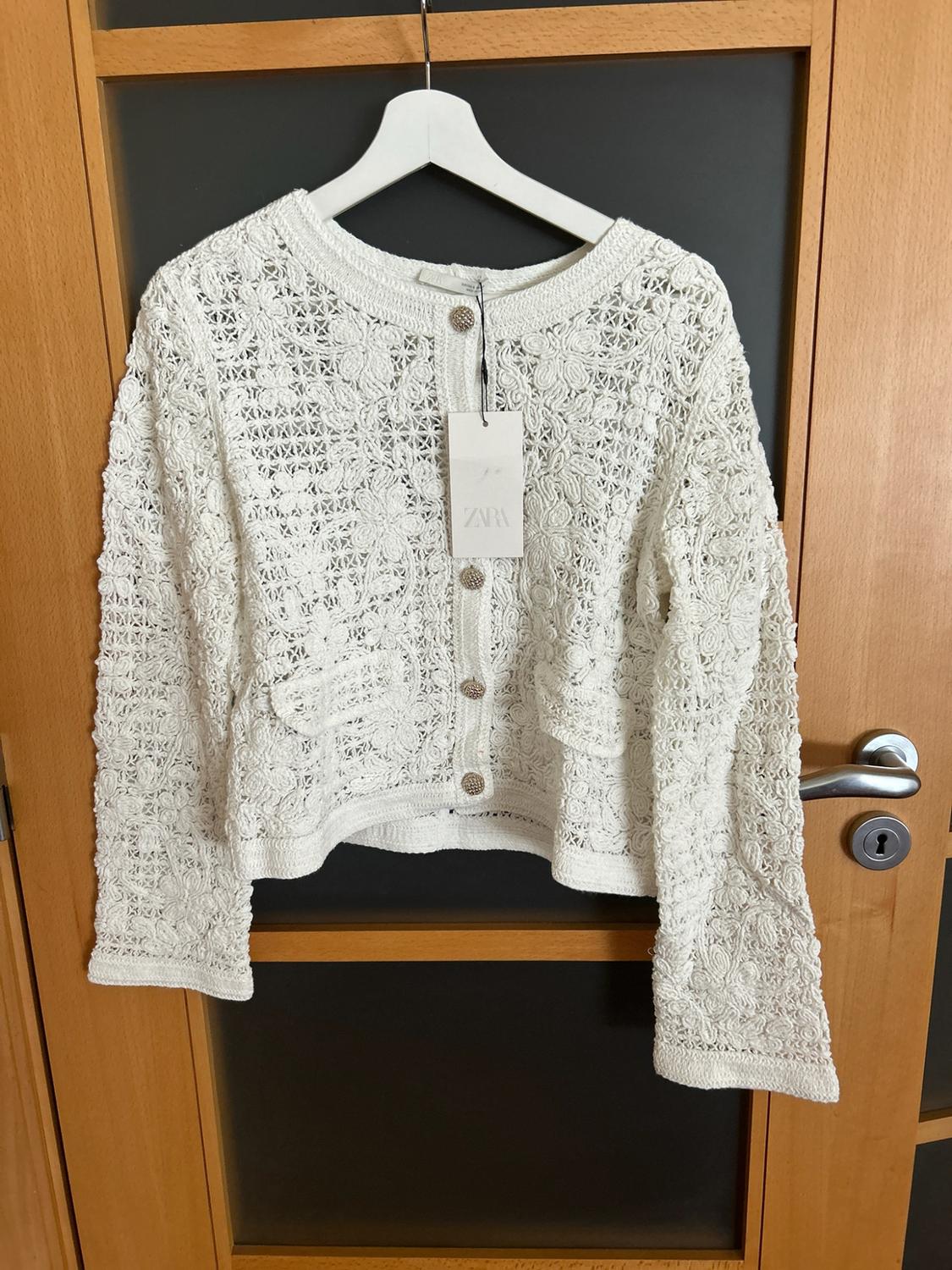 CROCHET JACKET WITH BUTTONS - Image 2