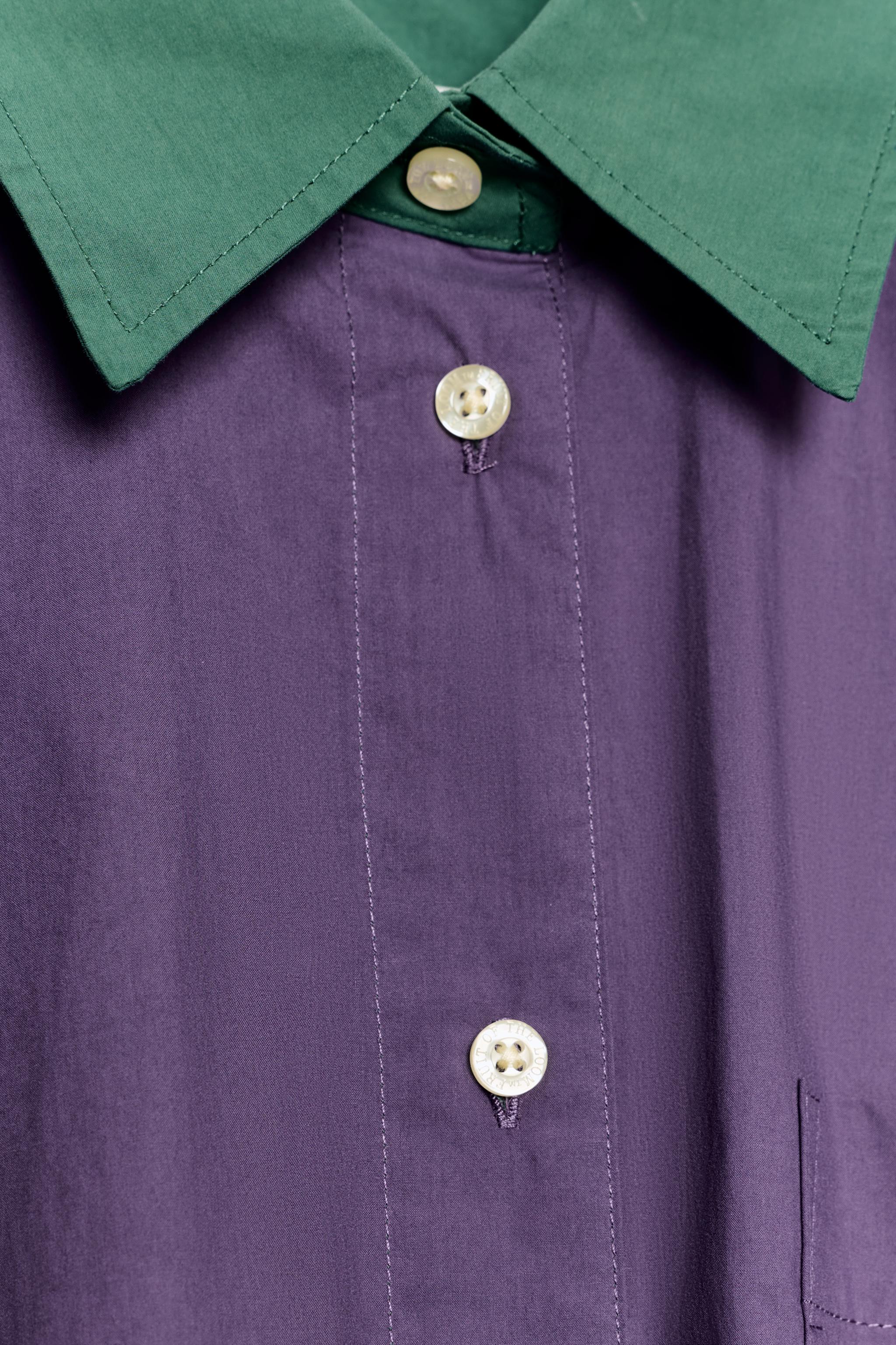 Zara FRUIT OF THE LOOM™ KOMBİNE GÖMLEK görsel 4