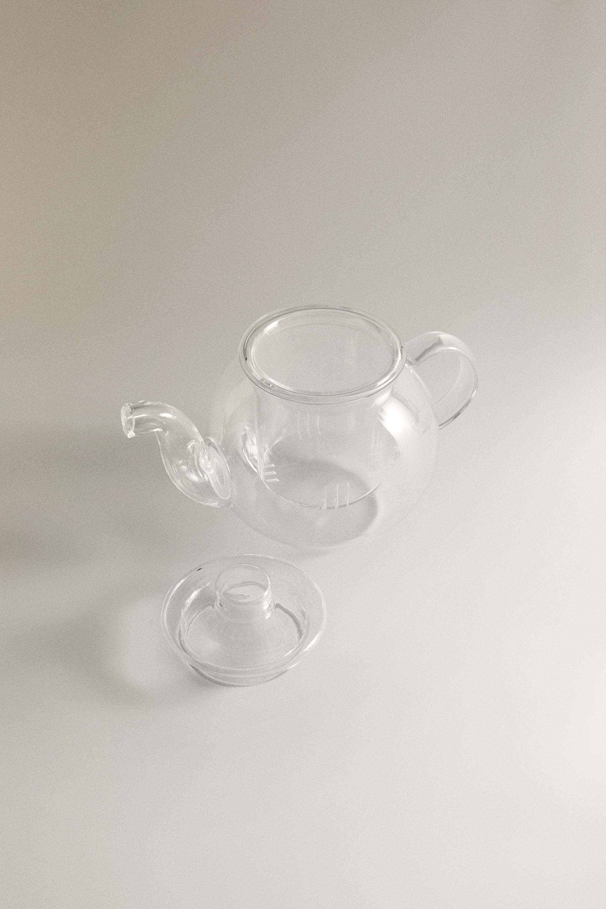 BOROSILICATE GLASS TEAPOT WITH INFUSER - Transparent | ZARA United