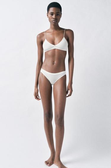 NAHTLOSER SLIP - Weiß von Zara - Bild 0