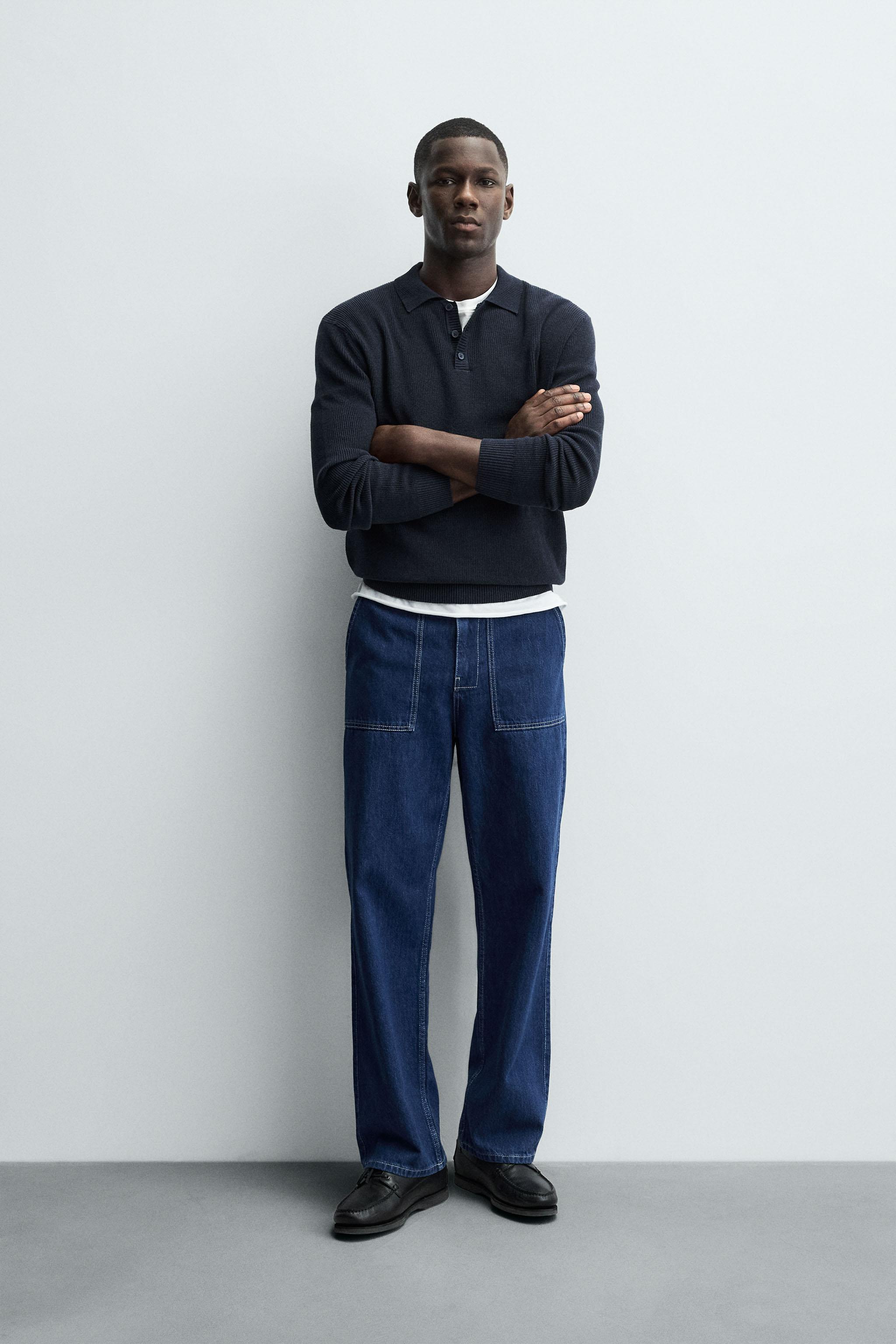 トップス BoTT Button Down Knit Polo (navy) トップス BoTT Button Down Knit Polo (navy) BoTT / BUTTON