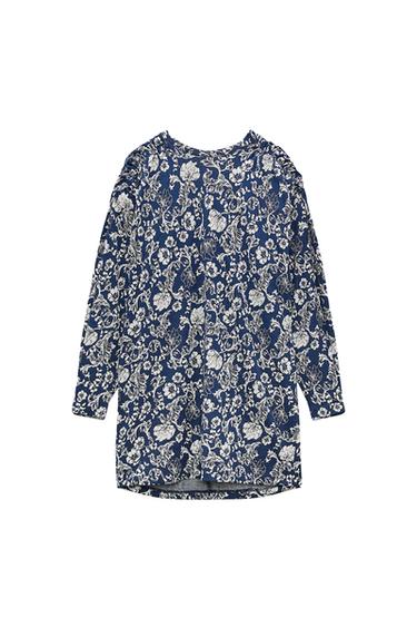 FLORAL JACQUARD DRESS