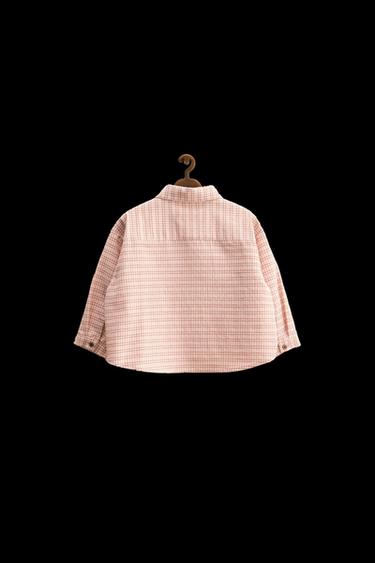 Zara ZARA TIMELESS - PLAID SHIRT - Salmon
