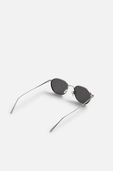 LUNETTES DE SOLEIL OVALES - Argent Mat de Zara - Image 6