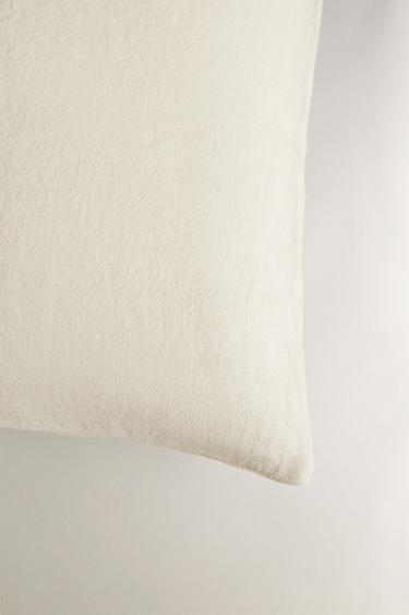 LINEN CUSHION COVER - Sand by Zara - Image 1