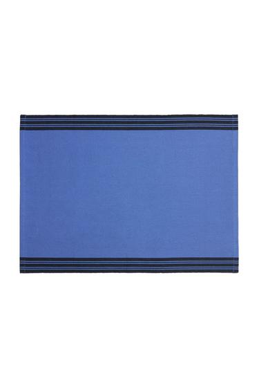 PLACEMAT WITH BORDER - أزرق الخاص بـ Zara