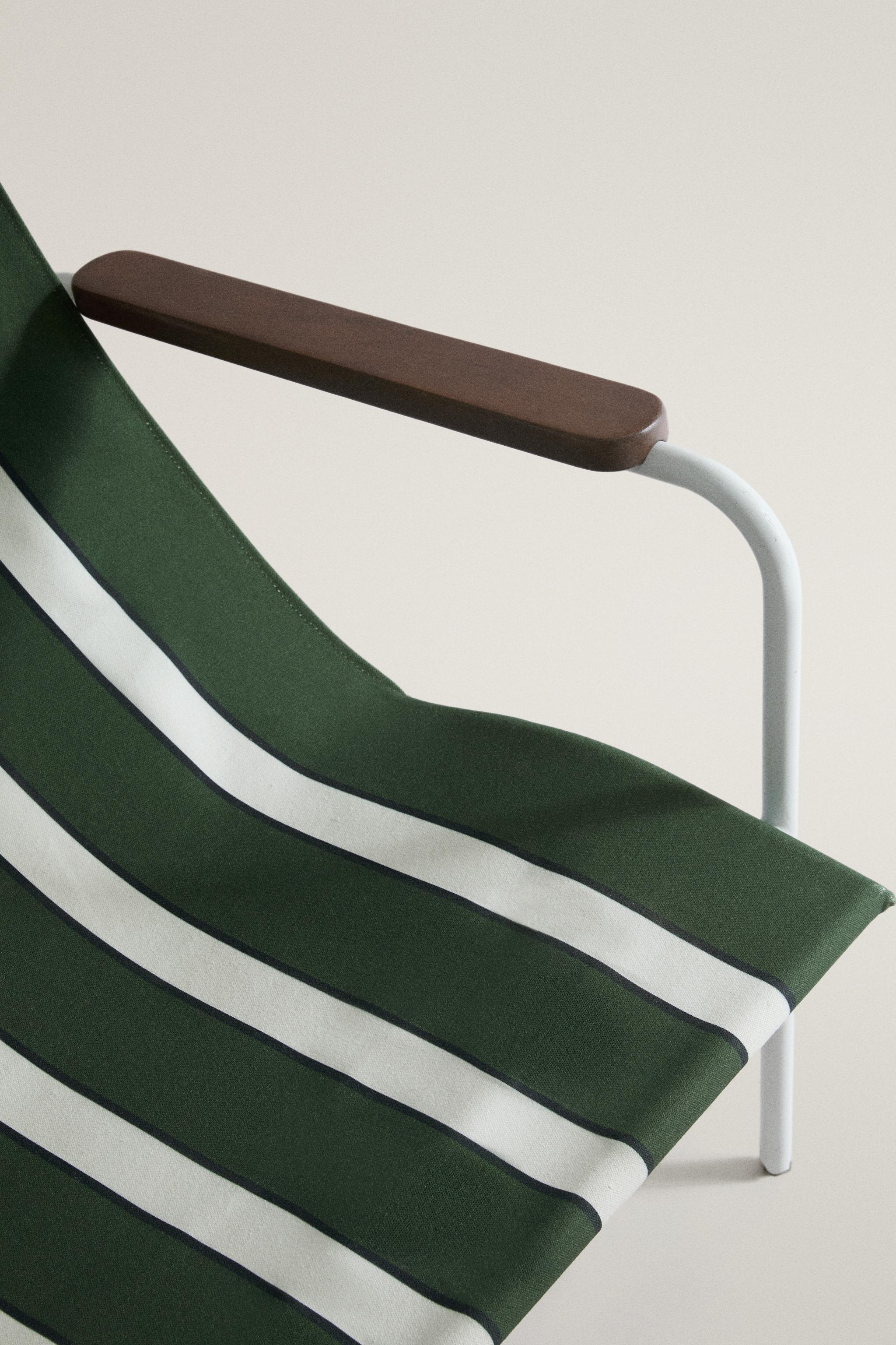 COLORED METAL STRUCTURE CHAIR - Green / Ecru | ZARA United States