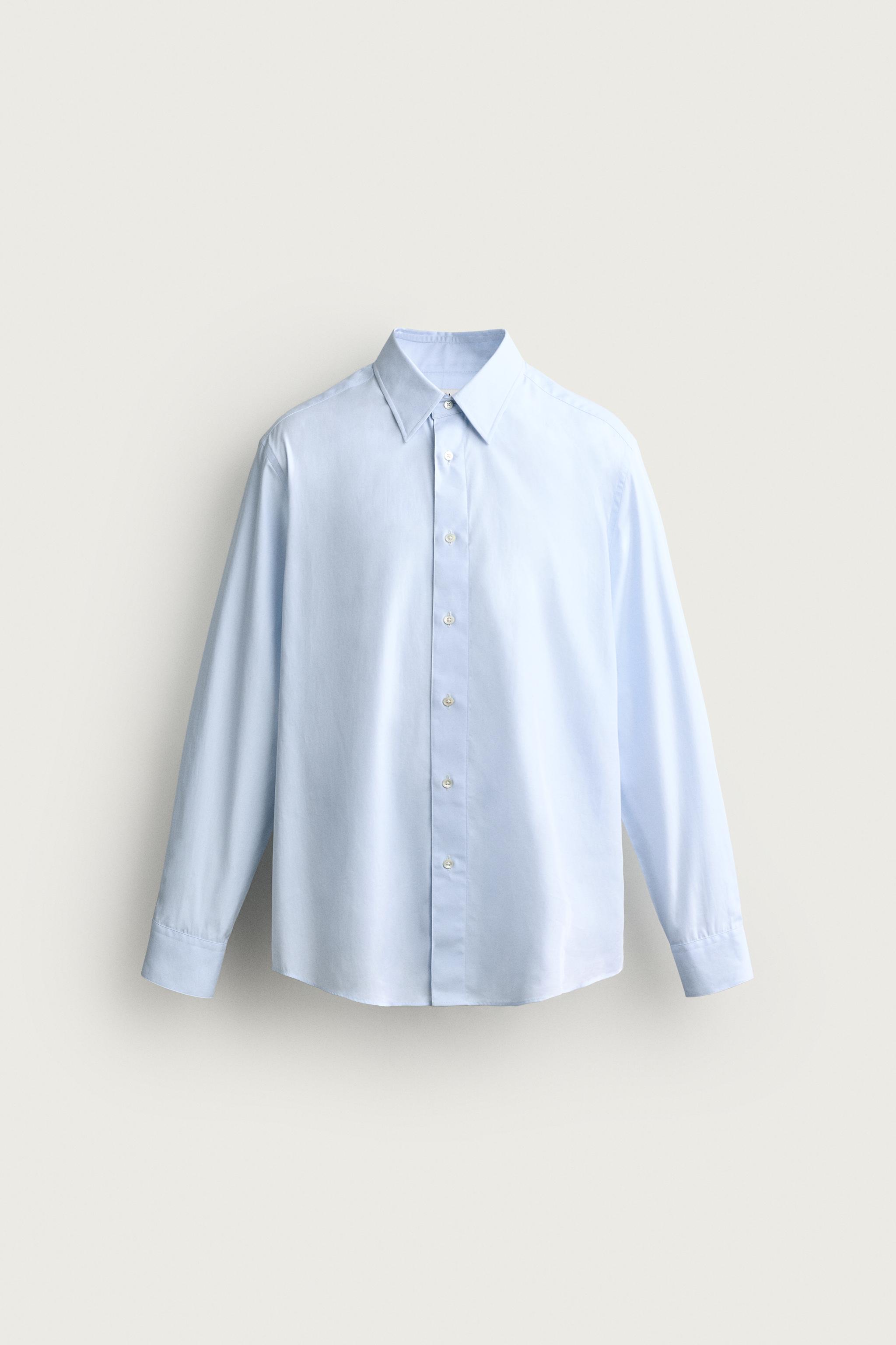REGULAR FIT SHIRT — Sky blue