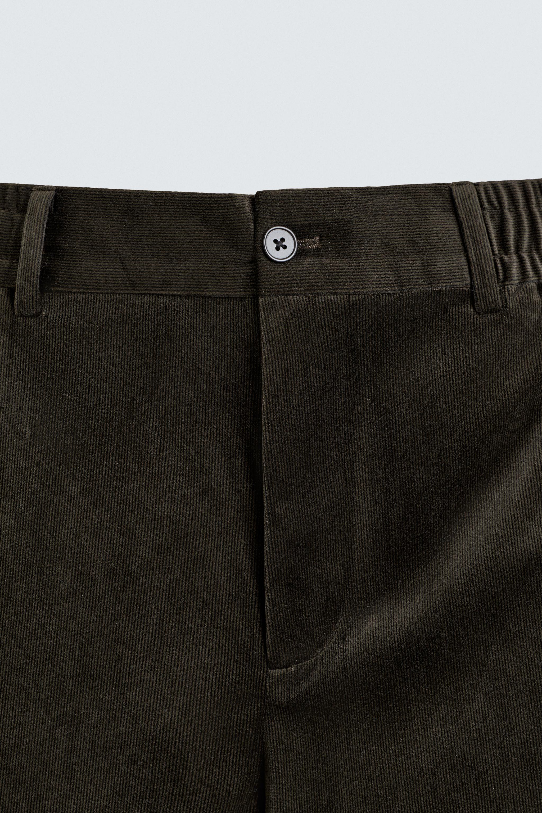 VELVET TEXTURED PANTS