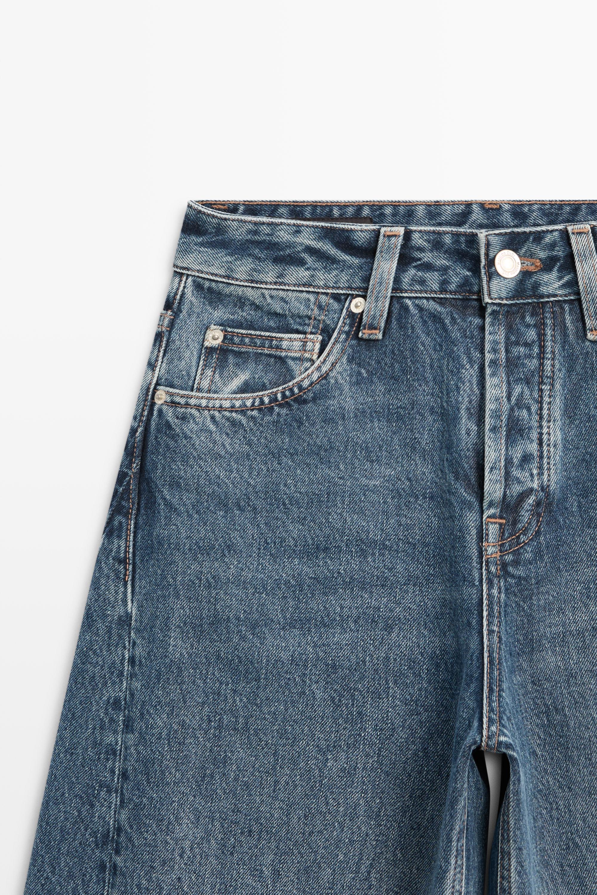 Jean balloon coupe taille moyenne