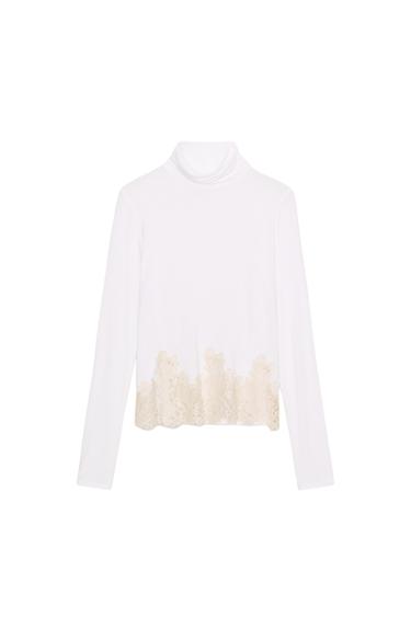 COMBINED LACE T-SHIRT