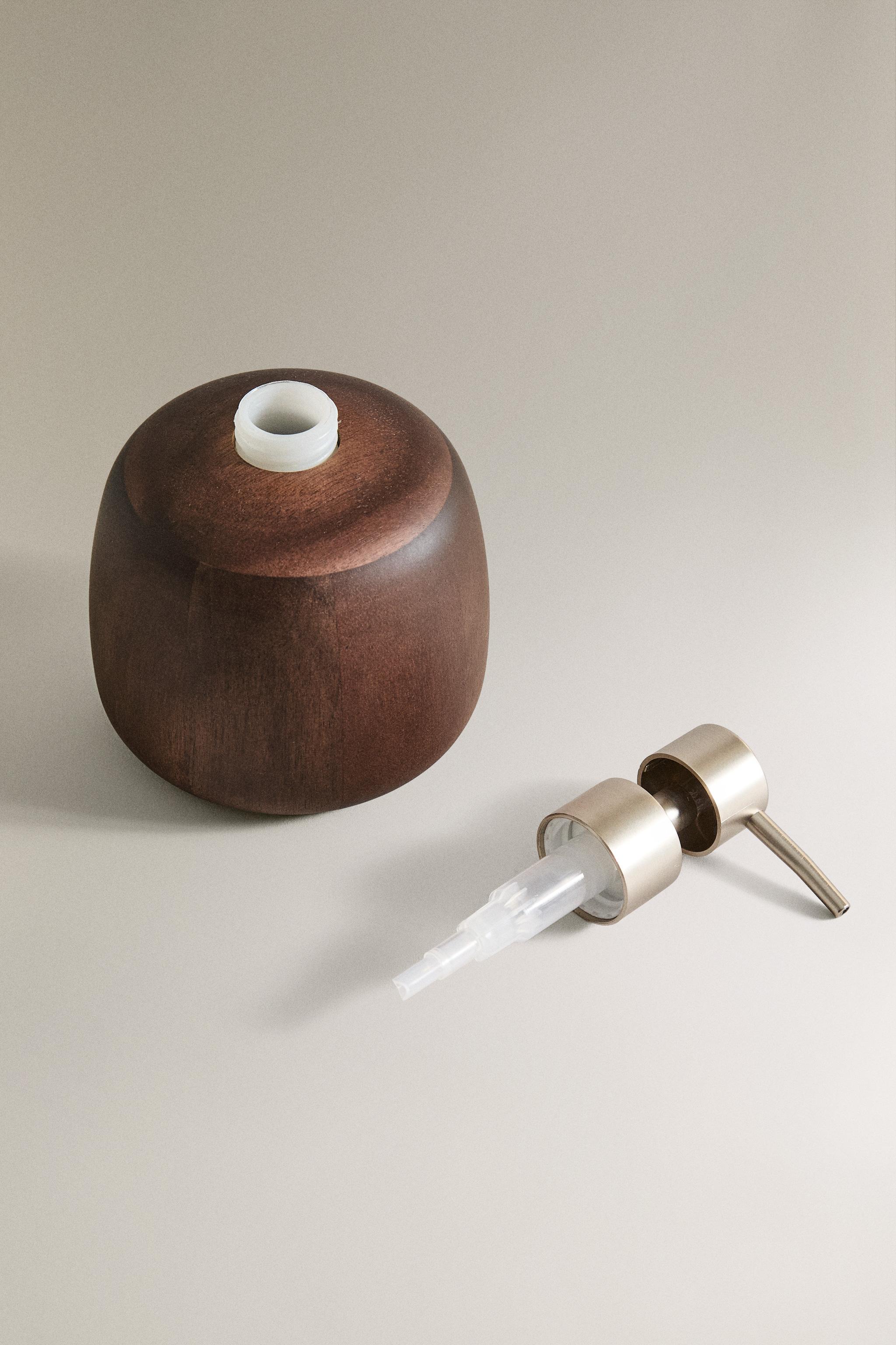 DISTRIBUTEUR DE SAVON BOIS