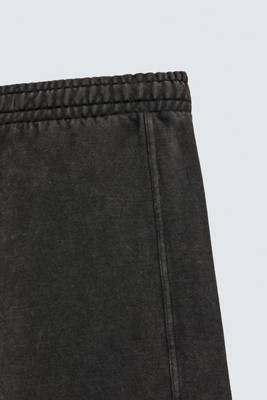 FADED BALLOON FIT JOGGERS - Dark anthracite by Zara - Image 9