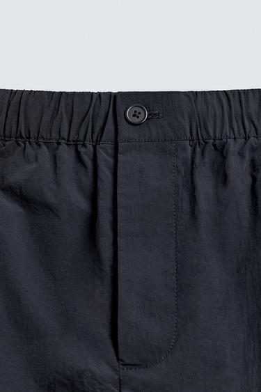 SHORT TECHNICAL BERMUDA SHORTS - Dark navy by Zara - Image 9