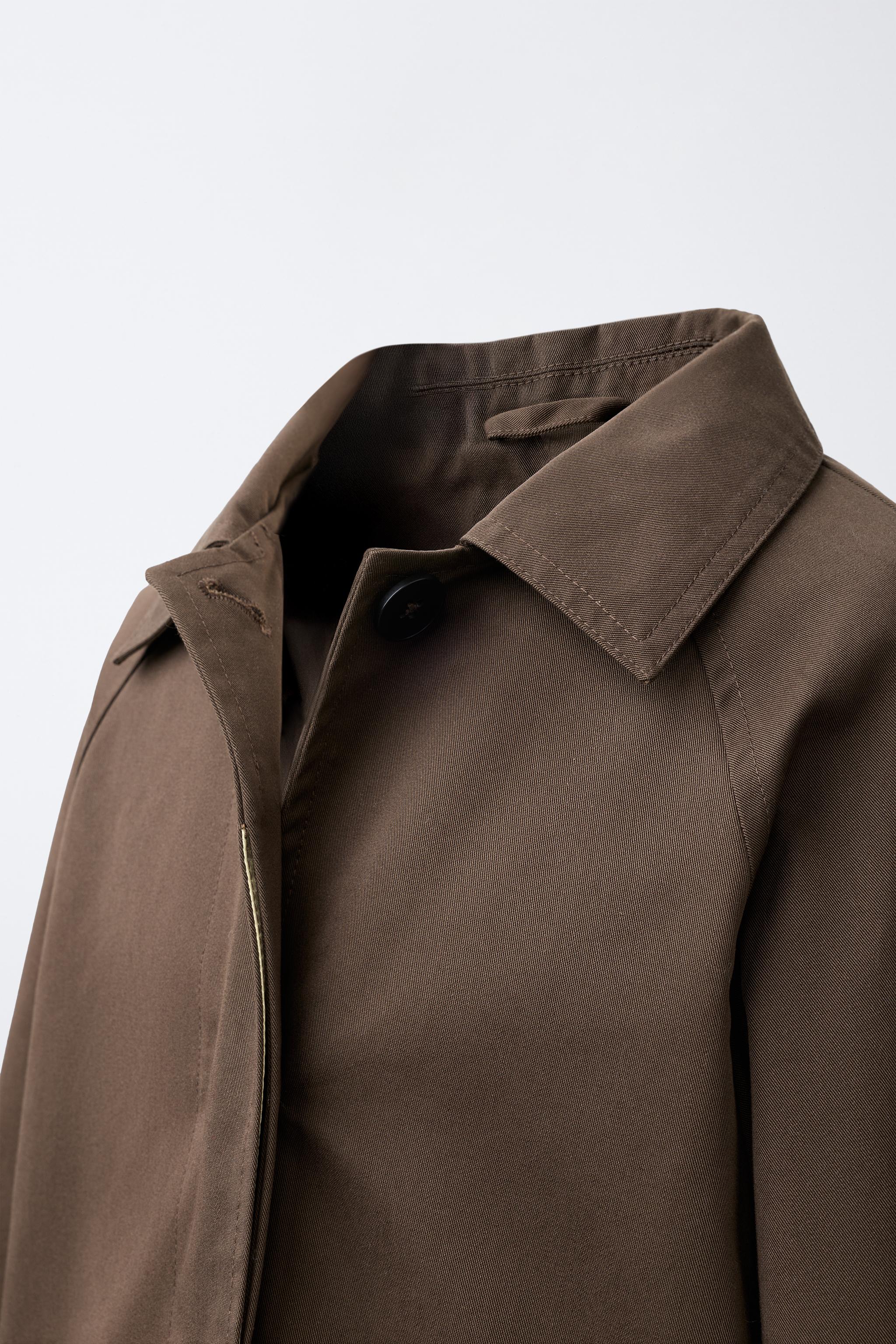 RAGLAN SLEEVE TRENCH COAT