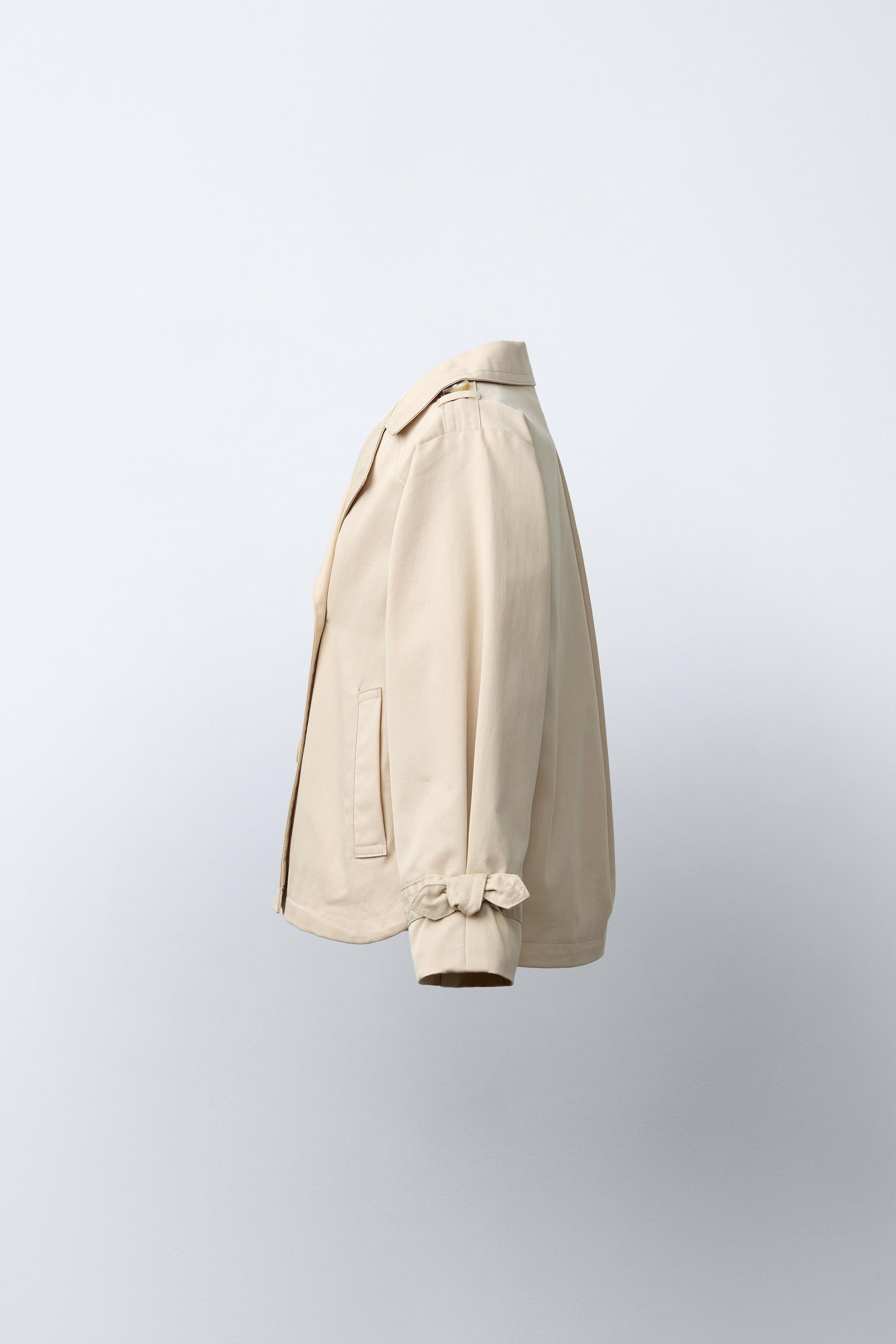 SHORT TRENCH COAT