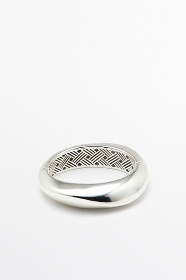 Bracelet articulé lisse - Argent de Zara