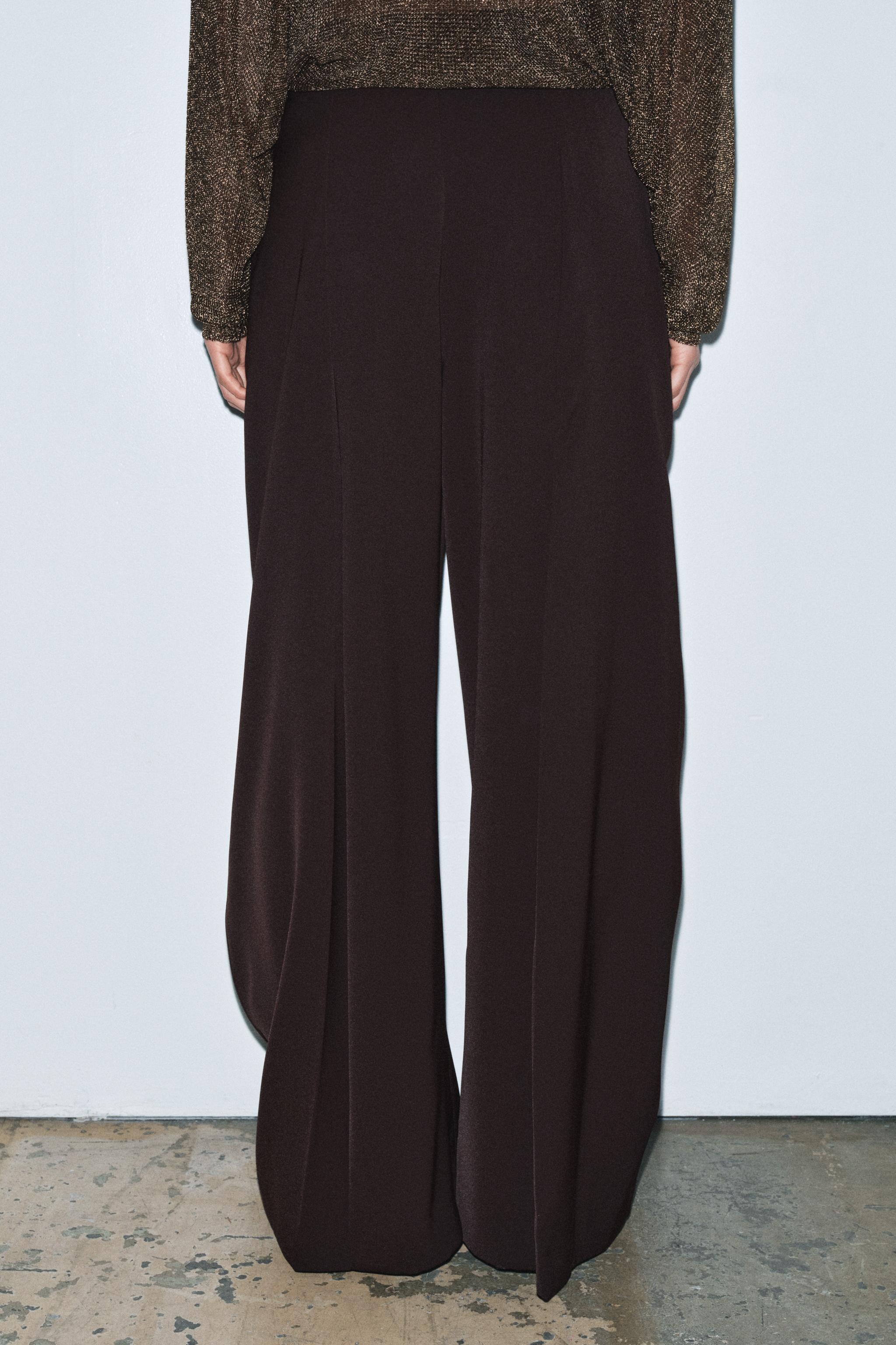 ZW COLLECTION FLOWY PLEATED PANTS