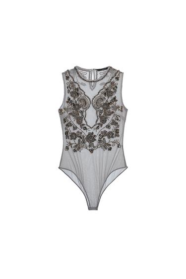 ZW COLLECTION EMBROIDERED BODYSUIT