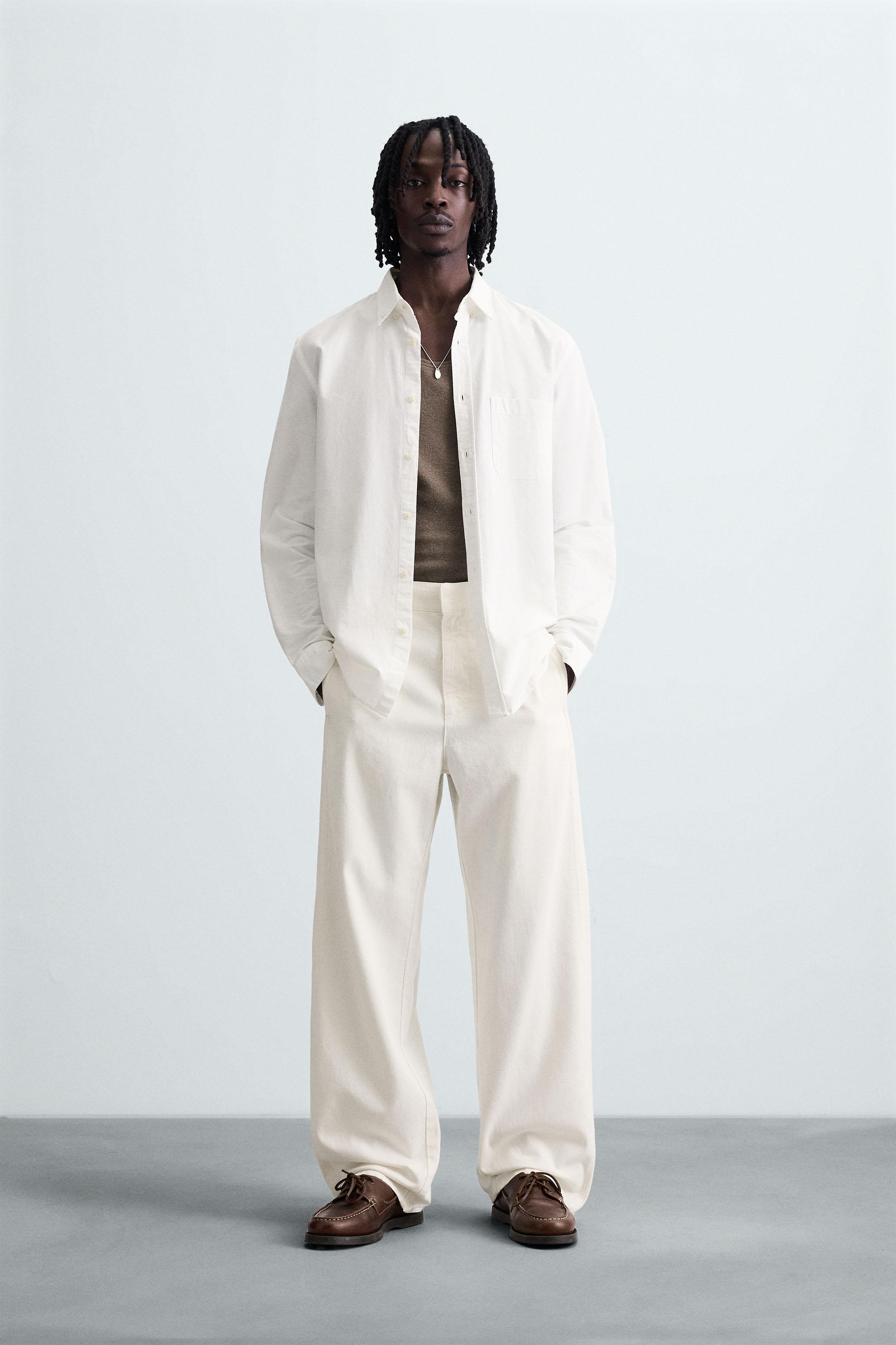 COTTON HEMP CHINO PANTS