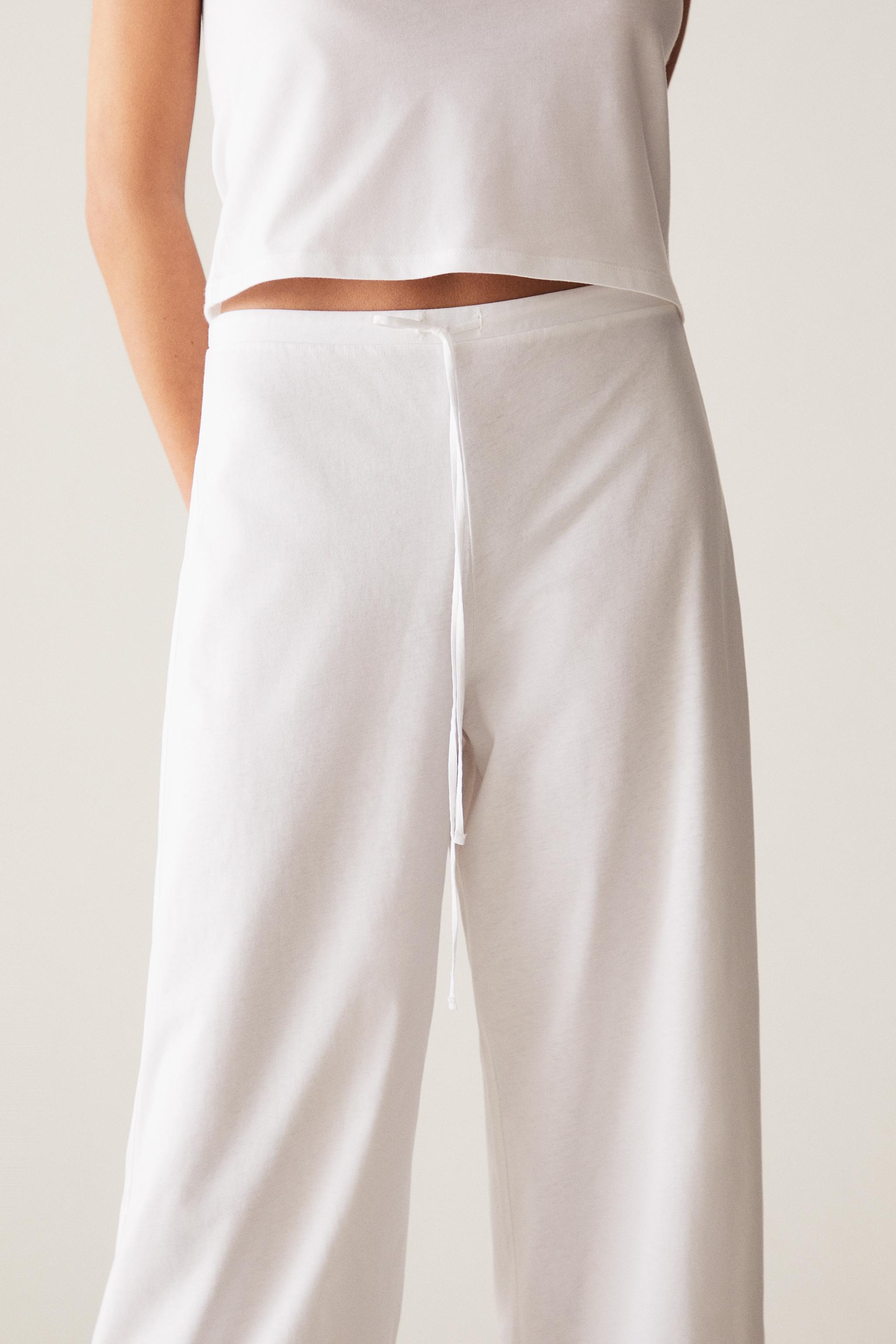 Lace trousers outlet zara