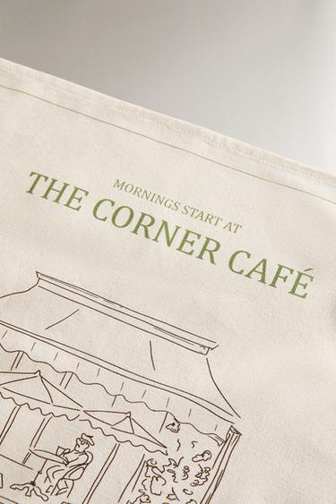 PACK OF COTTON CAFÉ TEA TOWELS (PACK OF 2) - Brown by Zara - Image 4