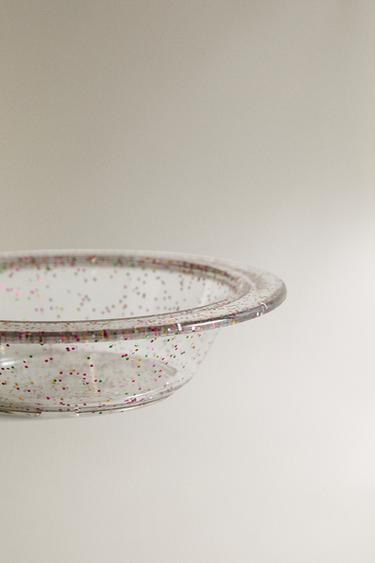 KIDS' TRITAN™ GLITTER BOWL - Transparent by Zara - Image 3