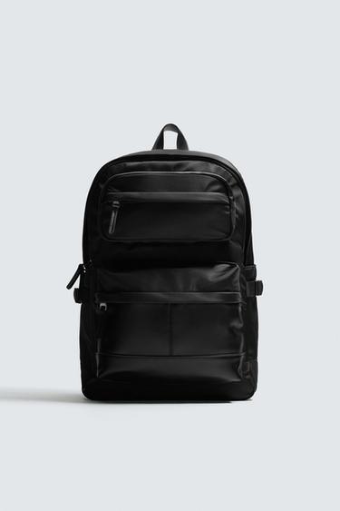 MOCHILA TÉCNICA MULTIBOLSOS - Preto da Zara - Imagem 0