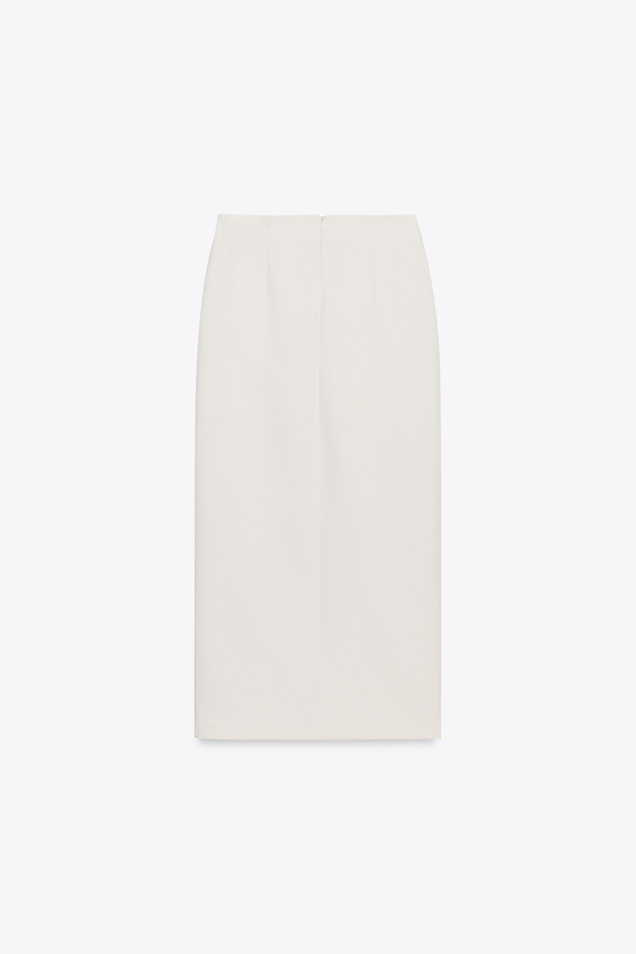 JUPE MIDI CRÊPE CEINTURE