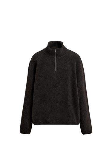SUDADERA BORREGUILLO CUELLO CREMALLERA