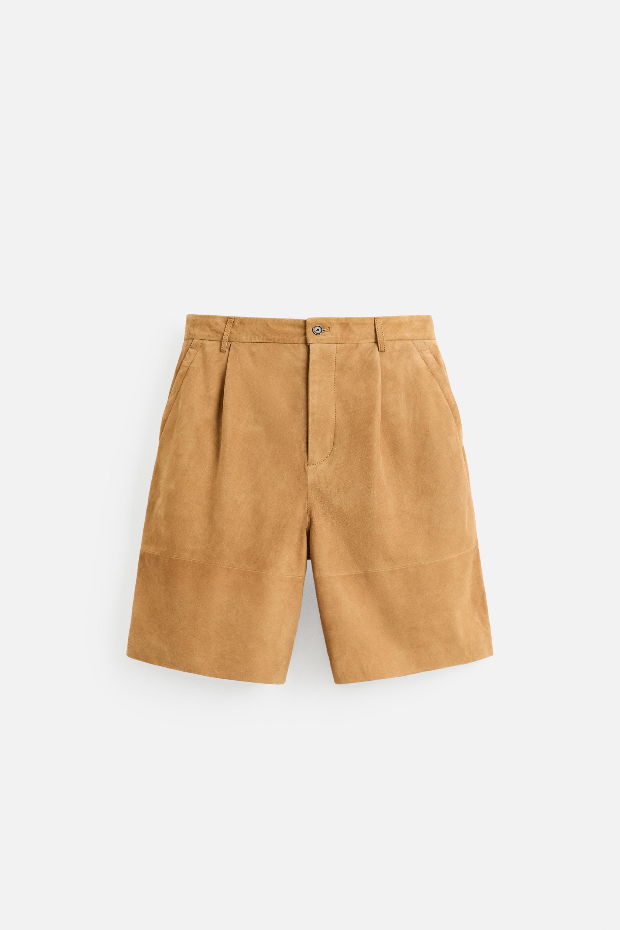 ショートパンツ Ami Neutrals Suede Shorts With Zip Faux Suede Lace Up Shorts | Windsor