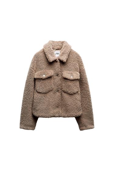 FAUX SHEARLING JACKET