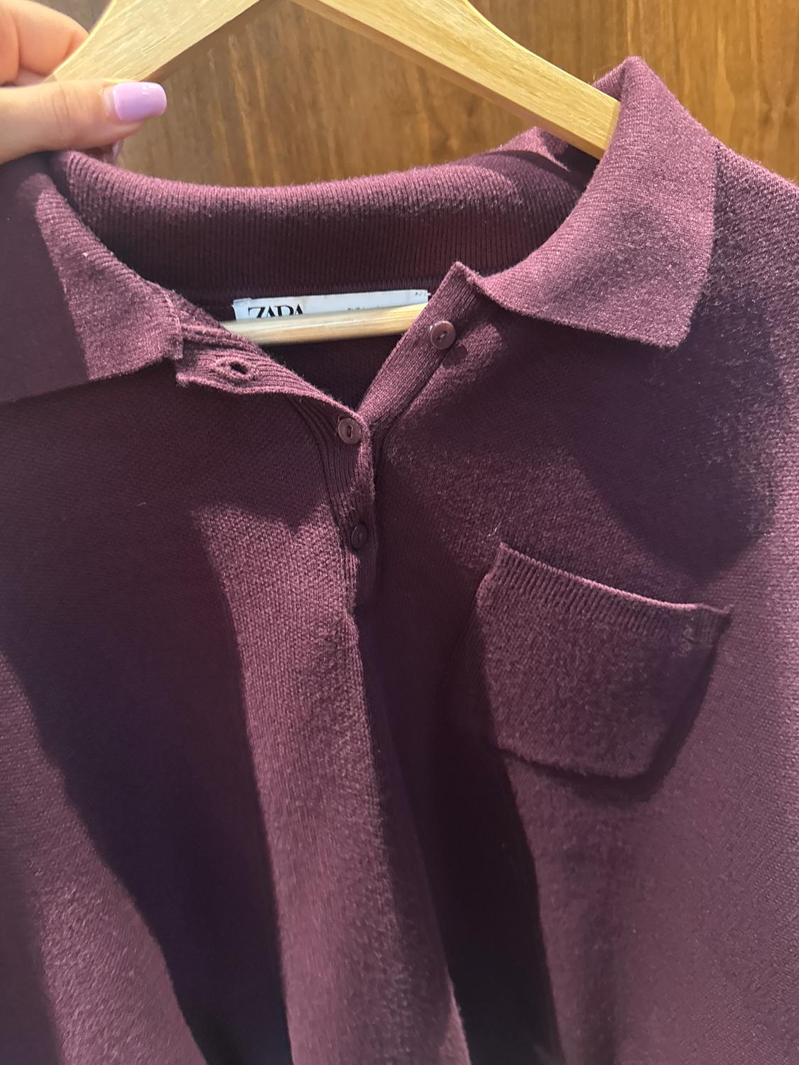 KNIT POLO SHIRT WITH POCKET - Image 3