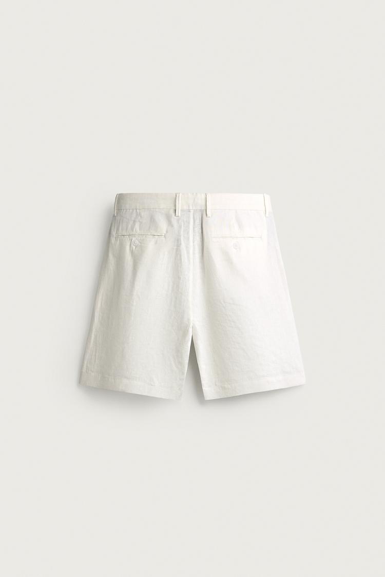 BERMUDA DE LINO 100% CORTE REGULAR 5
