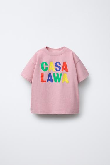 CAMISETA ESTAMPADA CASA LAWA © X ZARA KIDS - Rosado de Zara - Imagen 0