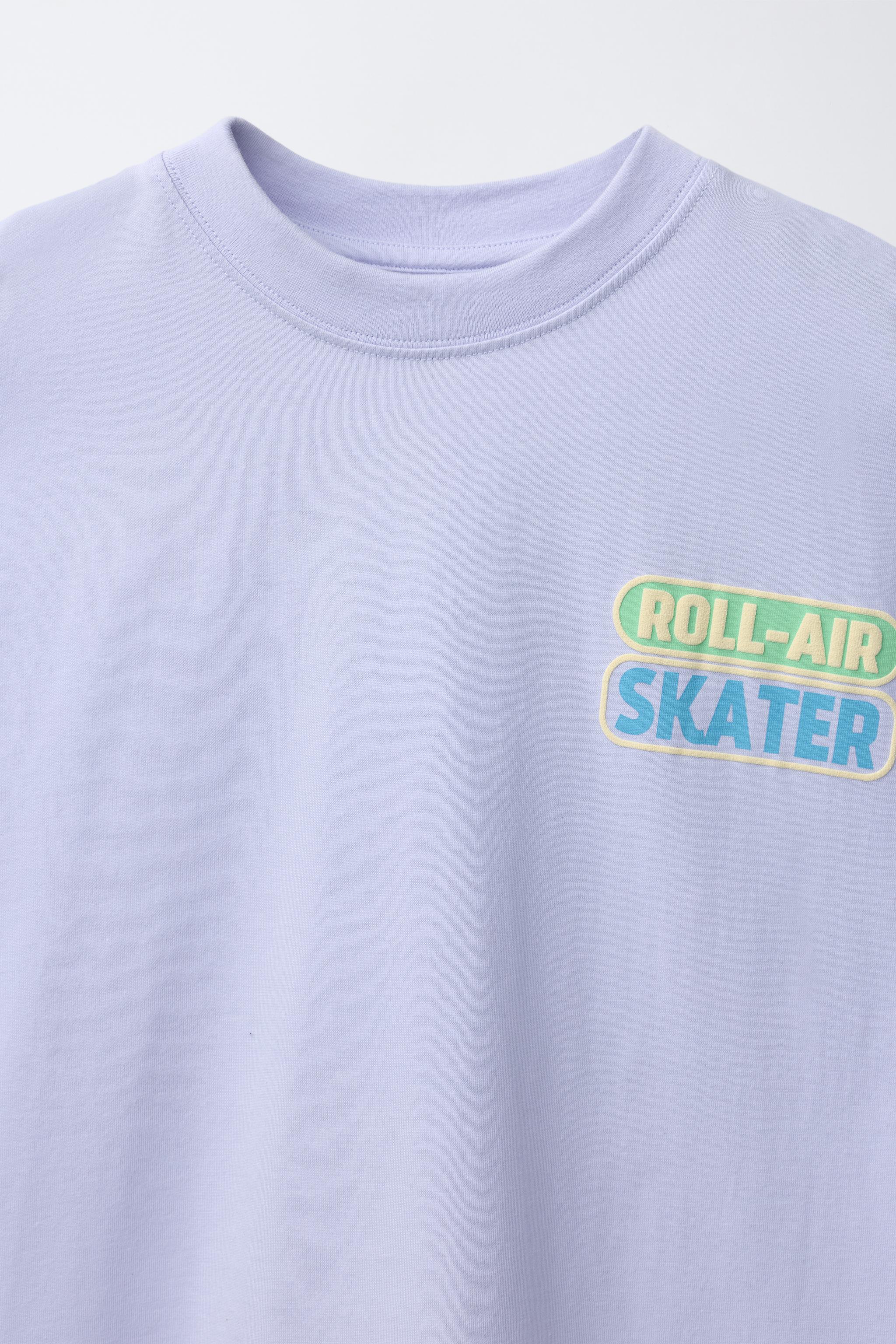 RAISED SKATE PRINT T-SHIRT