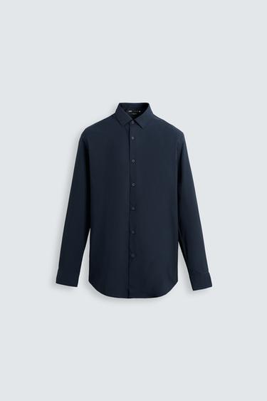CAMISA SLIM FIT - Azul de Zara