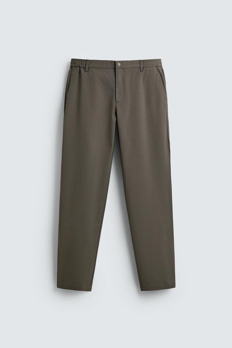 ZARA SLIM FIT COMFORT TROUSERS