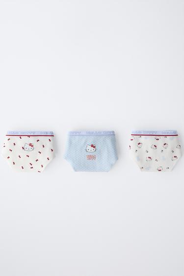6-14 ANS / LOT DE TROIS CULOTTES HELLO KITTY © SANRIO - Bleu de Zara - Image 4