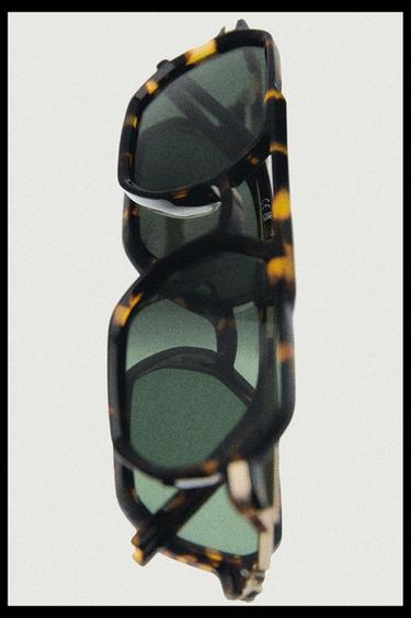 Double-bridge tortoiseshell sunglasses — Brown 1