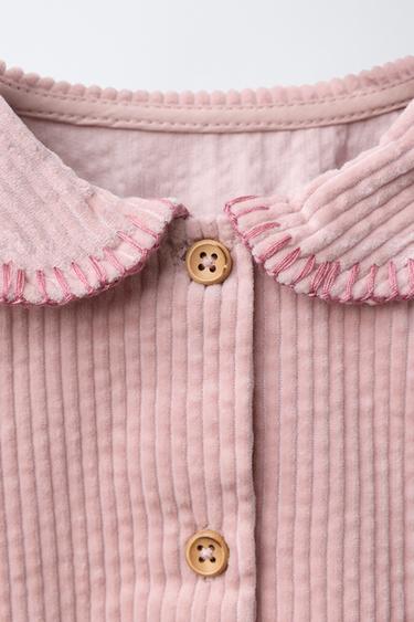 THICK CORDUROY DRESS - Pink by Zara - Image 2
