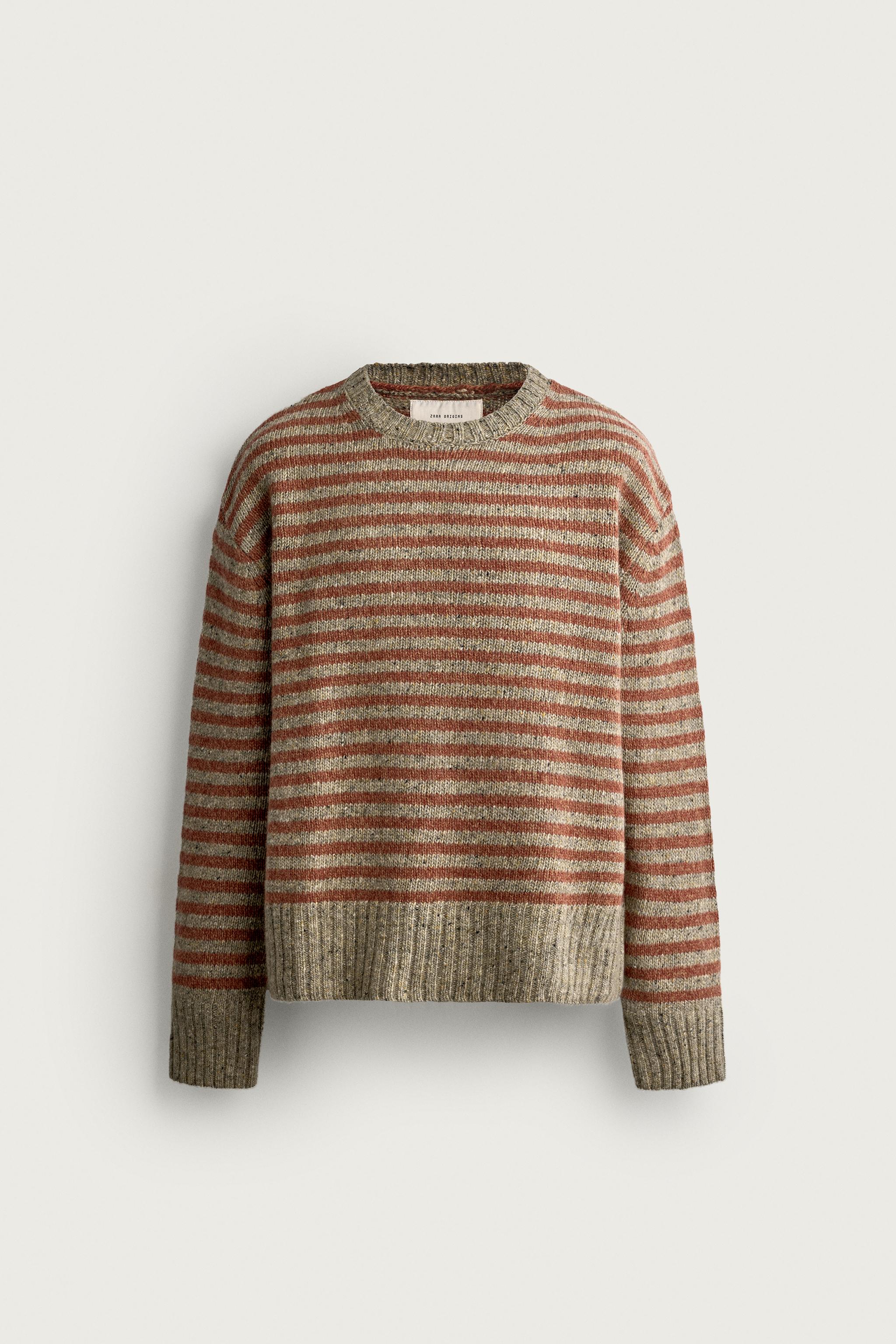 PULL JACQUARD RAYURES BOTONATO