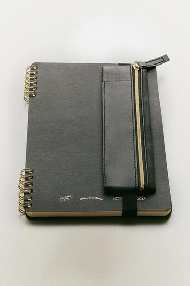 A5 NOTEBOOK CASE - Black by Zara - Image 5