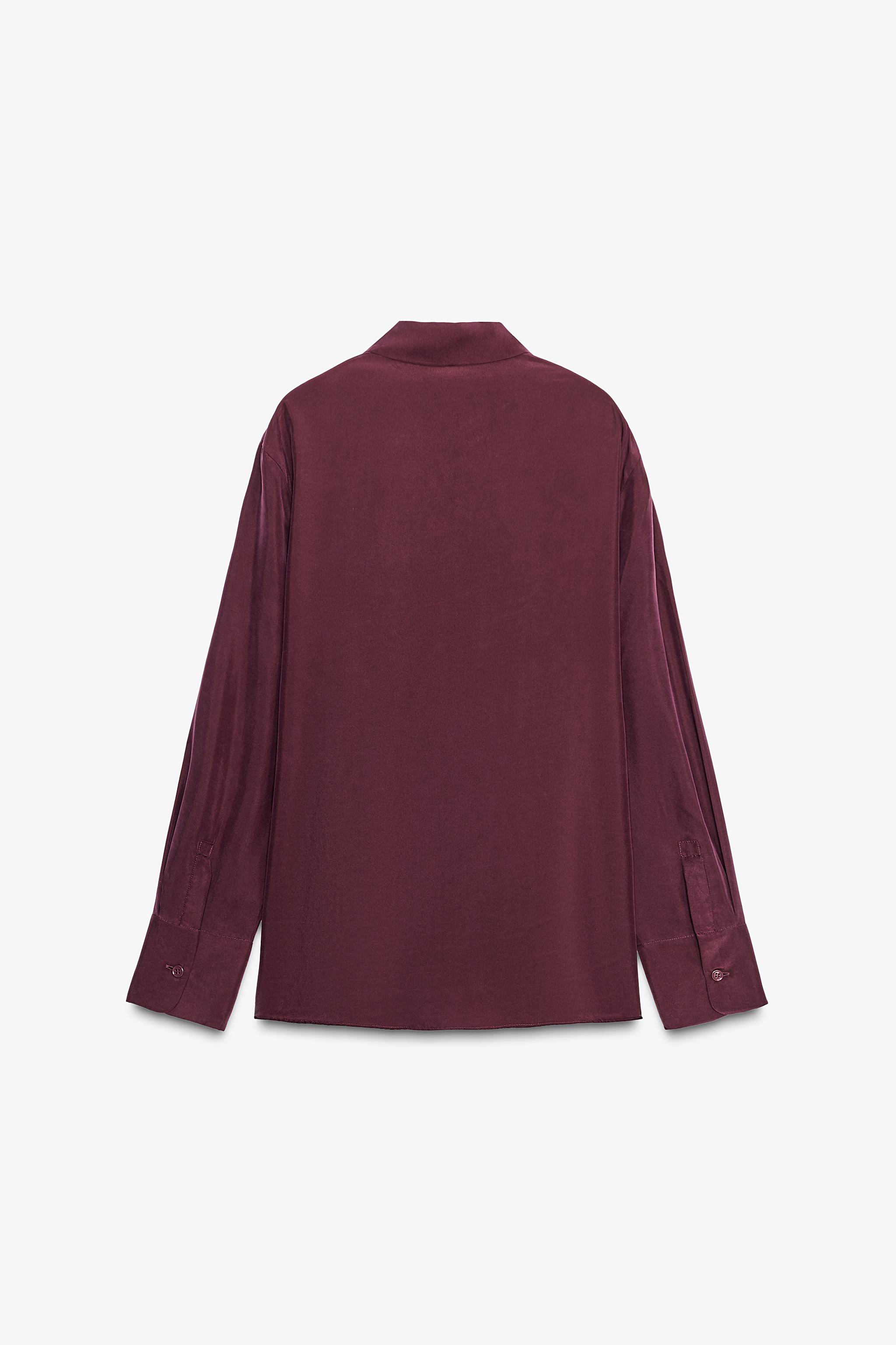 ARCH THE　WOOL SILK SHIRT 　BLACK 아치더(ARCH THE) Oversized Wool Silk Shirt - Black - 사이즈