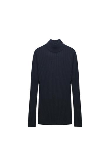 FELT TEXTURE KNIT SWEATER WITH BUTTONS
