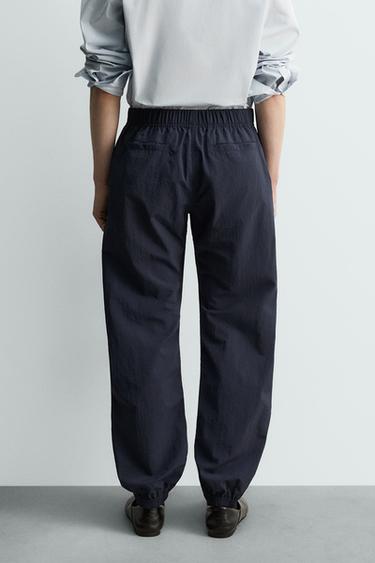 PANTALON TECHNIQUE COUPE DÉCONTRACTÉE - Bleu délavé de Zara - Image 2
