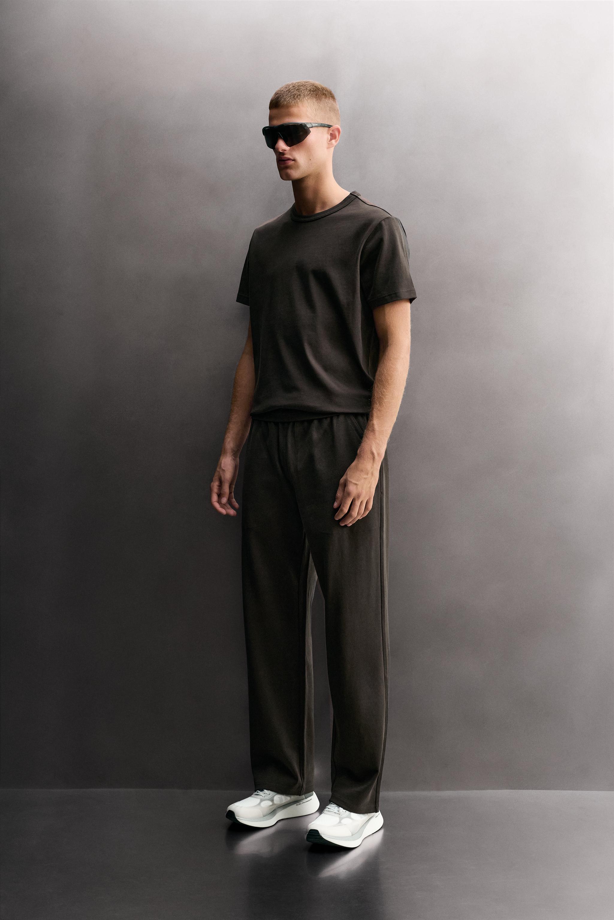 Мужские брюки Zara HEAVYWEIGHT RELAXED FIT JOGGERS