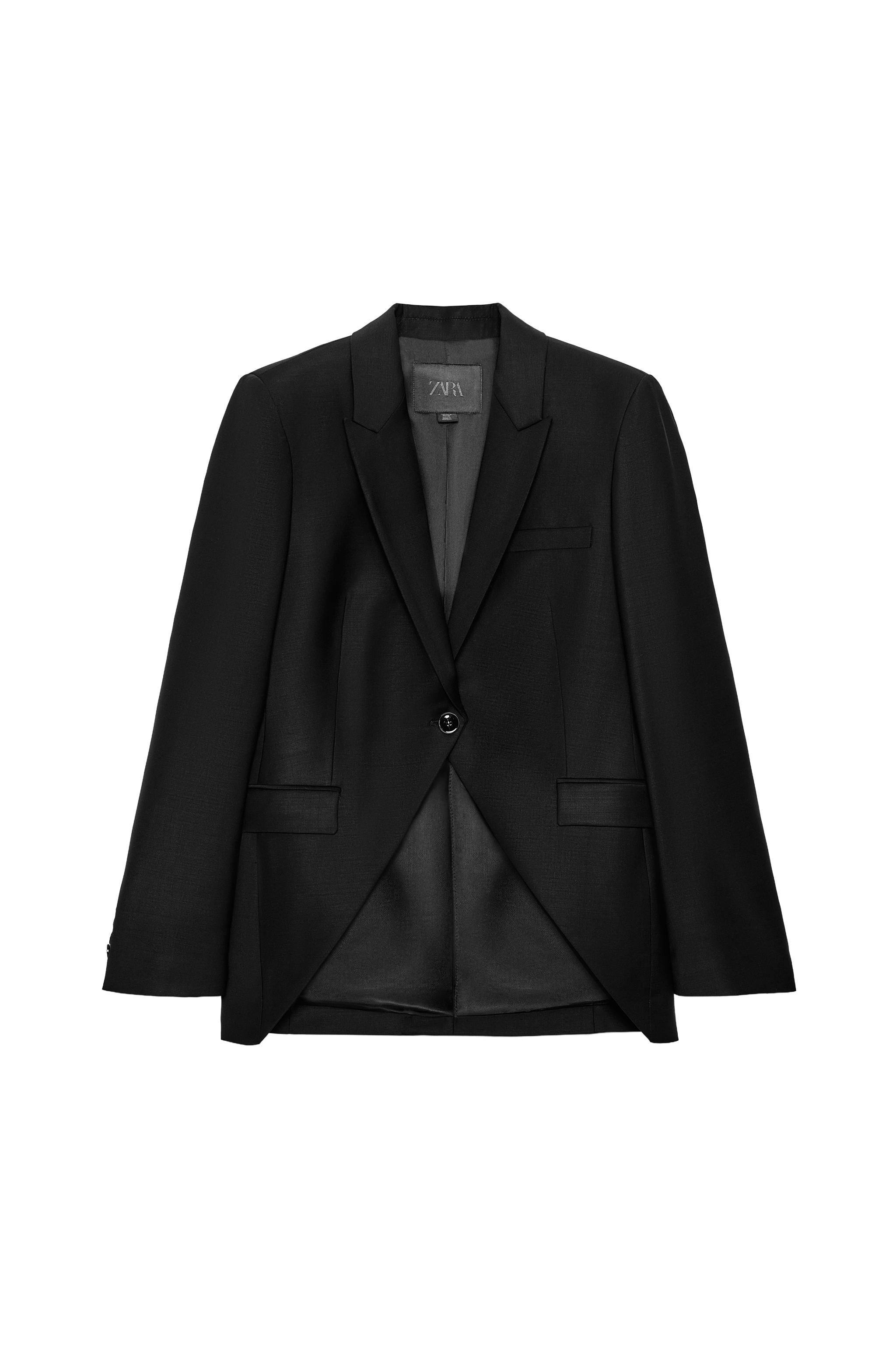 BLAZER ASIMÉTRICO CON LANA ZW COLLECTION