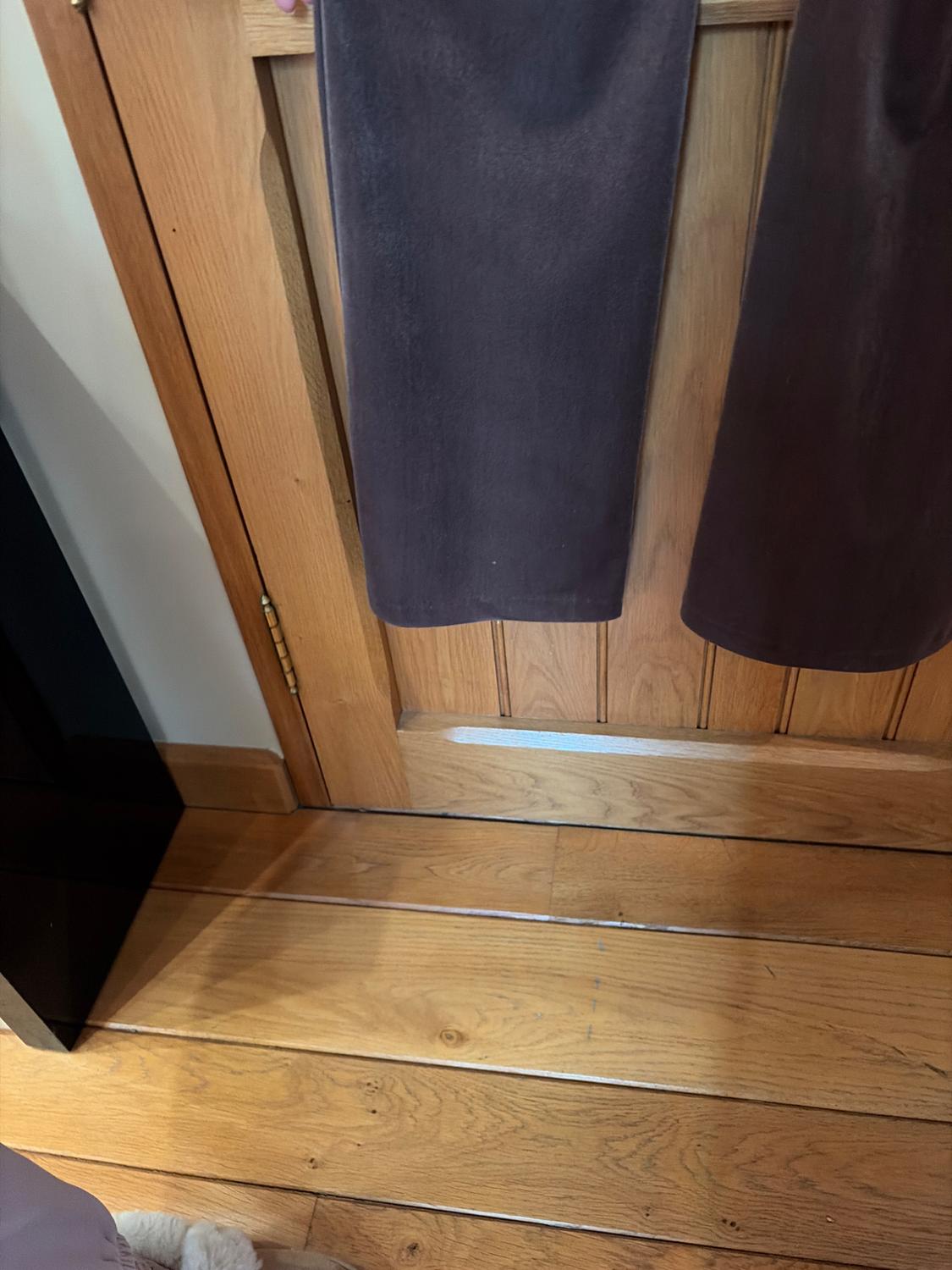 VELVET FLARE TROUSERS - Image 3